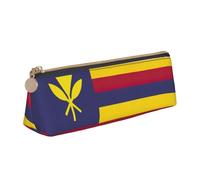 LGHDFYO Flag Of The Kingdom Of Hawaii Triangular Pencil Case,Pencils Pouch Large Capacity For Men And Women Artists Home Office, White, One Size, Fashion