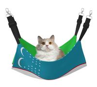 LGHDFYO Flag of The Republic of Uzbekistan Cat Hammock for Hanging Pet Hammock Bed Adjustable,Puppy,Rabbits,Small Animals
