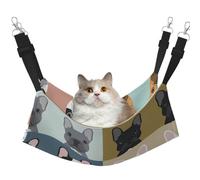 LGHDFYO French Bulldog Cat Hammock for Hanging Pet Hammock Bed Adjustable,Puppy,Rabbits,Small Animals