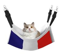 LGHDFYO French Flag Cat Hammock for Hanging Pet Hammock Bed Adjustable,Puppy,Rabbits,Small Animals
