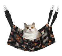 LGHDFYO French Roosters Cat Hammock for Hanging Pet Hammock Bed Adjustable,Puppy,Rabbits,Small Animals