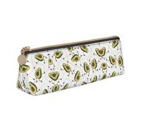 LGHDFYO Funny Cartoon Avocados Triangular Pencil Case,Pencils Pouch Large Capacity For Men And Women Artists Home Office, White, One Size, Fashion