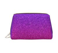 LGHDFYO Gradient Sequin Sparkle Toiletry Travel Bag, Portable Cosmetic Organizer For Women, On-The-Go, White, One Size