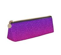 LGHDFYO Gradient Sequin Sparkle Triangular Pencil Case,Pencils Pouch Large Capacity For Men And Women Artists Home Office, White, One Size, Fashion