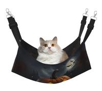 LGHDFYO Halloween Pumpkin Cat Hammock for Hanging Pet Hammock Bed Adjustable,Puppy,Rabbits,Small Animals