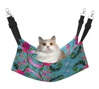 LGHDFYO Hello Hawaii Cat Hammock for Hanging Pet Hammock Bed Adjustable,Puppy,Rabbits,Small Animals
