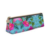 LGHDFYO Hello Hawaii Triangular Pencil Case,Pencils Pouch Large Capacity For Men And Women Artists Home Office, White, One Size, Fashion
