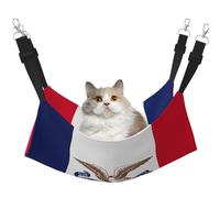 LGHDFYO Iowa State Flag Cat Hammock for Hanging Pet Hammock Bed Adjustable,Puppy,Rabbits,Small Animals