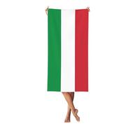 LGHDFYO Italian Flag Beach Towel Lightweight Soft Quick Dry Towels Cloud Bath Pool Travel Compact for Adult Gifts