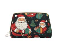 LGHDFYO Merry Christmas Toiletry Travel Bag, Portable Cosmetic Organizer For Women, On-The-Go, White, One Size