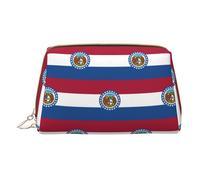 LGHDFYO Missouri State Flag Toiletry Travel Bag, Portable Cosmetic Organizer For Women, On-The-Go, White, One Size