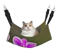 LGHDFYO Orchid Flower Cat Hammock for Hanging Pet Hammock Bed Adjustable,Puppy,Rabbits,Small Animals