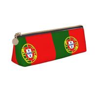 LGHDFYO Portuguese Flag Triangular Pencil Case,Pencils Pouch Large Capacity For Men And Women Artists Home Office, White, One Size, Fashion