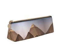 LGHDFYO Pyramids Of Egypt Triangular Pencil Case,Pencils Pouch Large Capacity For Men And Women Artists Home Office