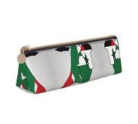 LGHDFYO State Of Palestine Flag Map02 Triangular Pencil Case,Pencils Pouch Large Capacity For Men And Women Artists Home Office, White, One Size, Fashion