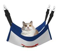 LGHDFYO West Virginia State Flag Cat Hammock for Hanging Pet Hammock Bed Adjustable,Puppy,Rabbits,Small Animals