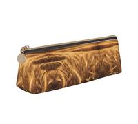 LGHDFYO Wheat Field Triangular Pencil Case,Pencils Pouch Large Capacity For Men And Women Artists Home Office, White, One Size, Fashion