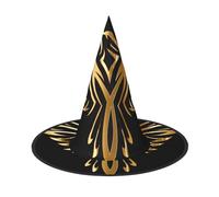 LGHHGY 1 PC Halloween Hat â€“ Phoenix Print Witches Decor Party, Role Play Accessory, Magic Wizard Cap for Women, Men