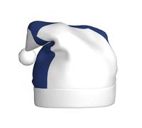 LGHHGY Finnish flag Print Christmas Hat for Adults â€“ Holiday Festive Headwear, Comfort Xmas New Year Santa Favors Hats