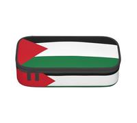 LGHHGY Flag of The State of Palestine Print Pencil Case – Multi-Purpose Pen Organizer, Portable Stationery Bag for School, Office, and Travel