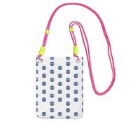 LGHHGY Fuchusia Carry Crossbody Purse â€“ Evil eyes Print Mobile Phone Bag, Perfect for Commuting, Shopping, and Outdoor Activities