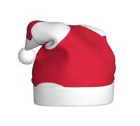 LGHHGY Greenland flag Print Christmas Hat for Adults – Holiday Festive Headwear, Comfort Xmas New Year Santa Favors Hats