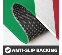 LGHHGY Italian flag Print Kitchen Floor Mat 2 Sets - Sink Doormat, Laundry Rugs, Floor Runner Rug, Outdoor Entrance Welcome