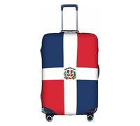 LGHHGY L Stylish Suitcase Cover Protector - Elastic Dominican Republic Print Luggage Travel Accessories, Stretch Baggage