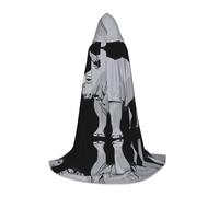 LGHHGY L Unisex Adult Halloween Hooded Cape - animal rhino Full Print Costume for Parties, Carnivals, Comic Exhibitions