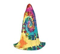 LGHHGY L Unisex Adult Halloween Hooded Cape - Dancing thanksgiving bear Full Print Costume for Parties, Carnivals, Comic Exhibitions