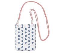 LGHHGY Pink Carry Crossbody Purse â€“ Evil eyes Print Mobile Phone Bag, Perfect for Commuting, Shopping, and Outdoor Activities