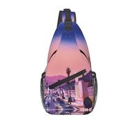 LGHHGY The Old Hollywood Print Cross Chest Bag - Travel Sling Backpack, Unisex Daypack for Hiking, Casual Use & Short Trips