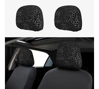 LGHHGY Universal Abstract Science Chemistry Print Car Headrest Cover Set - 2 Pcs Soft Elastic Seat Protector for Vans, SUVs, Trucks