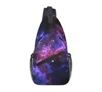 LGHHGY Universe Galaxy Star Space Print Cross Chest Bag - Travel Sling Backpack, Unisex Daypack for Hiking, Casual Use & Short Trips