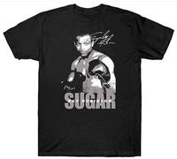 LGHOCV SUGARROBINSON T Shirt Boxer Boxing Gloves Black