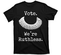 LGHOCV Vote. We're Ruthless Rights Pro Choice Roe 1973 T-Shirt Men's Tops Tees Black