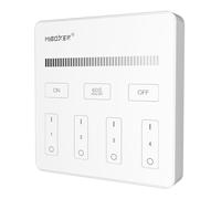 LGIDTECH B1 Miboxer 4-Zone Brightness Panel Remote Controller,Work with Single Color LED Strip Lights Controller Like FUT036 FUT036S FUT036M FUT036W