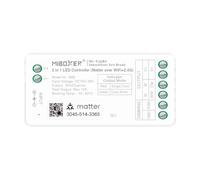 LGIDTECH SM2 Miboxer 2 in 1 LED Strip Light Controller Matter Over WiFi+2.4GHz,Smartphone APP Control Directly, Compatible with Siri, Google Assistant, Alexa Voice Control