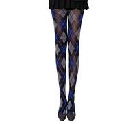 LGINZEHN Argyle Plaids Pattern Hosiery Breathable Nylon Fabric Opaque Tights with High Waist Comfort Women's Essential Stockings Nylon Blend Pantyhose