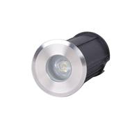 LGJEGD IP68 Waterproof Underwater Led Lights, 1w/3w Mini Spotlight 12v/24v Pond, for Deck Stairs, 6 Light Colors(Blu-ray,52mm(1w)-12V)