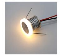 LGJEGD Mini Led Spotlight Indoor, 12V DC Mini Downlight Recessed Lighting Dimmable 25mm IP65 1W Anti Glare Small Tube Light (Color : Blue, Size : DC12V)