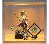LGJFDL 24 cm/9.44 inches Genshin Impact xiao Vigilant Yaksha PVC Collectible Game Action Figure Character Model Anime Toys