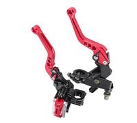LGLDAMUHX Handlebar Clutch Brake Lever 1 Pair 7 8 22mm Universal Motorcycle Brake Clutch Master Cylinder Reservoir Levers