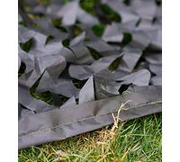 LGLFDJ Black Camo Shooting Net, Jungle Military Camouflage Netting Bulk Roll, Courtyard Canopy Shade Net, Outdoor Hidden Hunting Stand Privacy Screen (Size : 4X12m(13ft X 40ft))