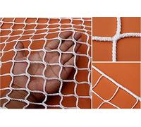 LGLFDJ Child Safety Balcony Netting Outdoor, Fall Protection Net for Indoor and Outdoor, Backyard Fence Sports Netting for Ball Stop, Stair Guardrail Net(Size:0.5Mx1M(1.64FTx3.28FT),Color:White)