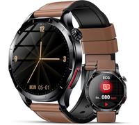 Lgnitek Smart Watch Man Woman with ECG/Uric Acid/Lipids, 1.43 Inch AMOLED Smartwatch with BMI/Fatigue/Emotions, 24/7 Blood Pressure, Heart Rate Monitor, Sleep Activity Bracelet, iOS/Android