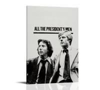 LGQSCWZP All The President's Men Classic Famous Movie And Great TV Series Canvas Poster Wall Art Decorative Painting Bedroom Painting Posters 08x12inch(20x30cm) Frame-style