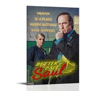 LGQSCWZP Better Call Saul Classic Famous Movie And Splendid TV Series Canvas Poster Wall Art Decorative Painting Bedroom Painting Posters 20x30inch(50x75cm) Frame-style