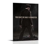 LGQSCWZP Boardwalk Empire Classic Famous Movie And Great TV Series Canvas Poster Wall Art Decorative Painting Bedroom Painting Posters 20x30inch(50x75cm) Frame-style