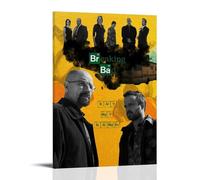 LGQSCWZP Breaking Bad Classic Famous Movie And Splendid TV Series Canvas Poster Wall Art Decorative Painting Bedroom Painting Posters 20x30inch(50x75cm) Frame-style
